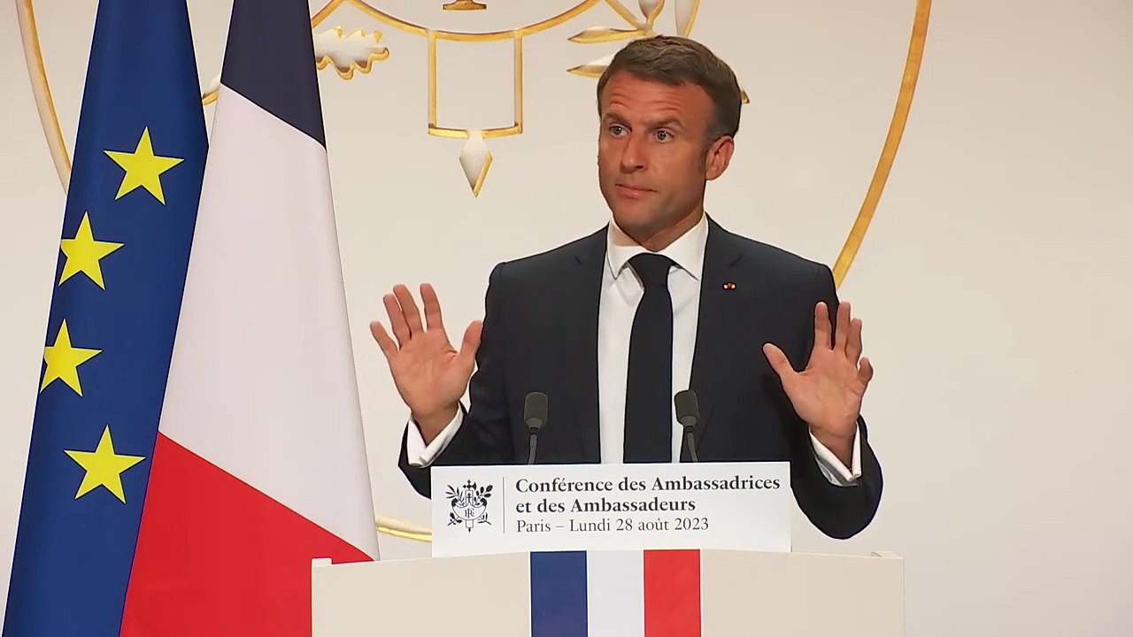 Le Président Emmanuel Macron dénonce la diabolisation de la France par certains africains