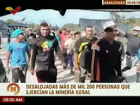 Funcionarios militares desplegados en Amazonas desmantelaron campamentos y minas ilegales