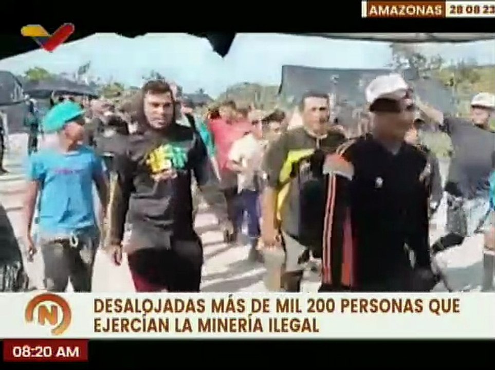 Funcionarios militares desplegados en Amazonas desmantelaron campamentos y minas ilegales