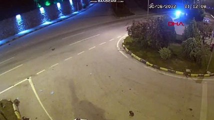 Kaza görüntüleri ortaya çıktı