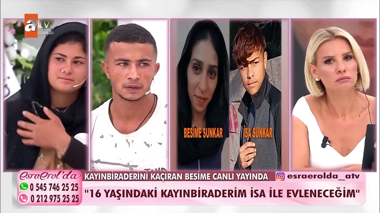 L'événement qui laisse les bouches ouvertes à Esra Erol ! Une femme dont le mari est mort s'est enfuie avec son beau-frère de 17 ans : Elle sera mon mari