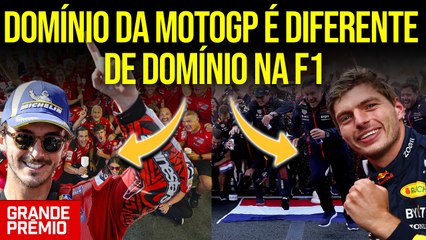 COMO VERSTAPPEN? FORÇA DE BAGNAIA NA MOTOGP É DIFERENTE DE DOMÍNIO NA F1
