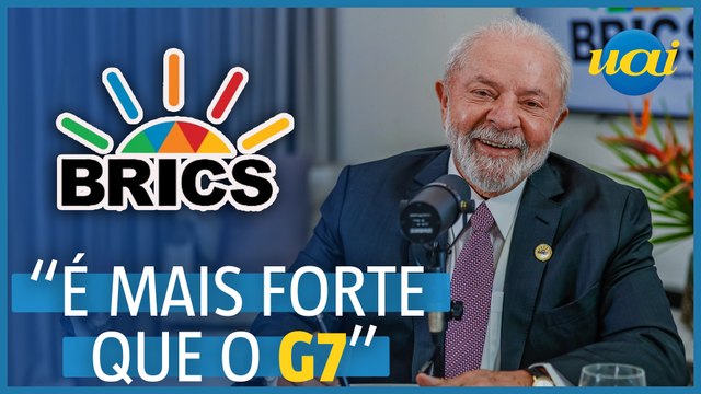 Lula afirma que Brics é mais forte que o G7