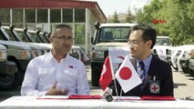La Croix-Rouge japonaise a fait don de 30 véhicules tout-terrain au Croissant-Rouge turc