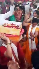 #Bhaktas dancing to the tunes of Majha #Aniruddha...  Paduka Pradan Sohala