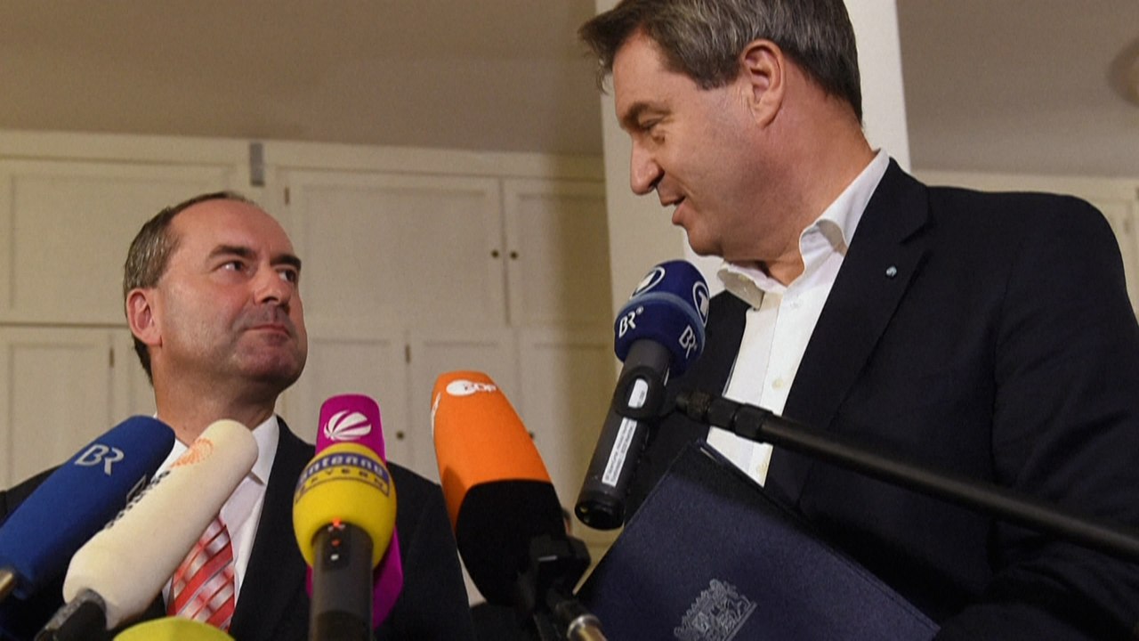 Flugblatt-Affäre: Söder hält an Koalition mit Hubert Aiwanger fest