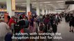 Airport delays: Passengers react as nearly 300 more flights cancelled after air traffic control glitch