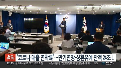 "코로나 대출 연착륙"…만기연장·상환유예 잔액 24조↓
