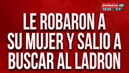 Salió a buscar a un ladrón, lo mató de un tiro y escapó