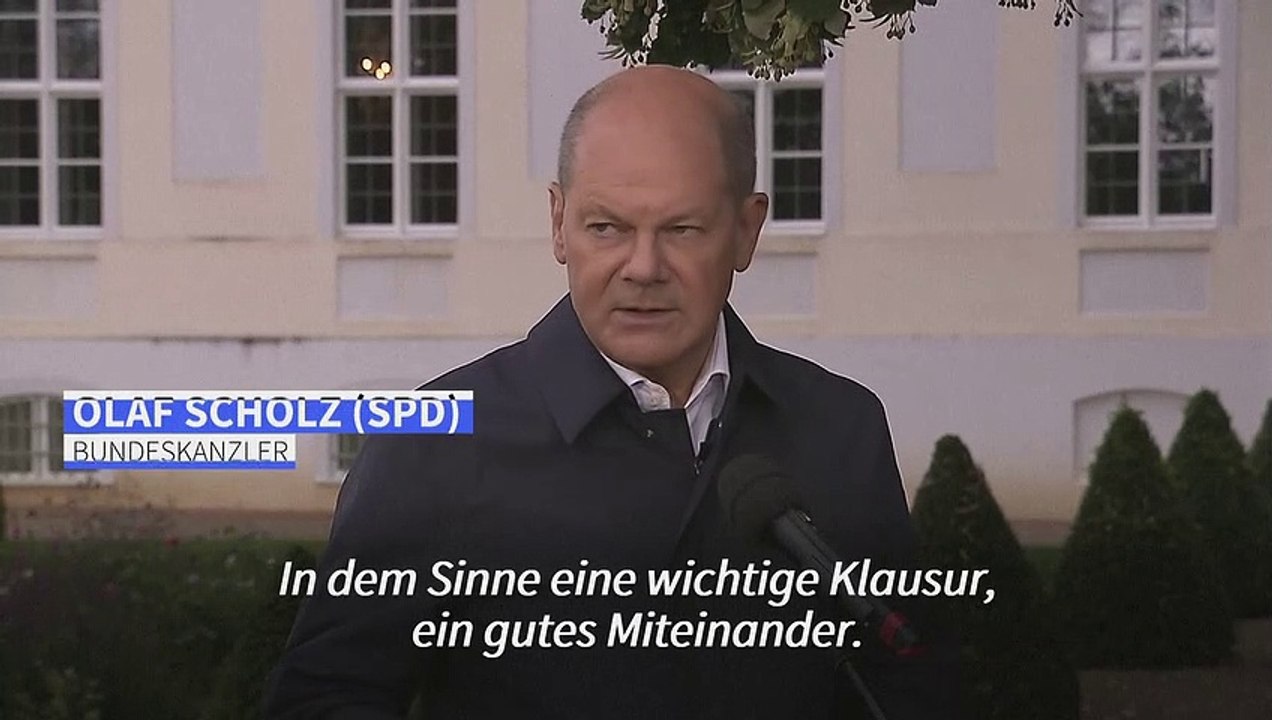 Scholz fordert bei Kabinettsklausur bessere Kommunikation