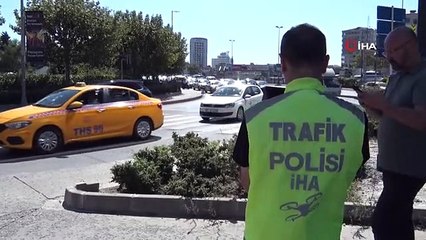 Beşiktaş'ta Yaya Geçidinde Yol Vermeyen Sürücülere Cezalar Kesildi