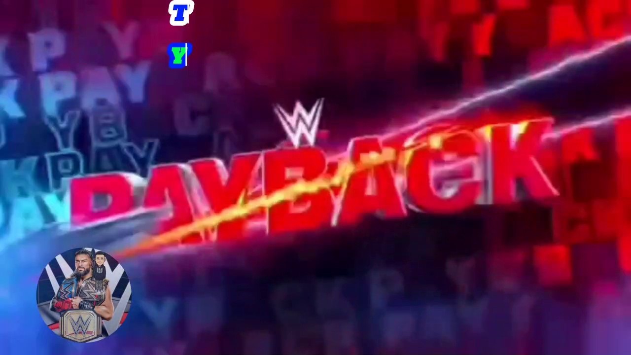 WWE PAYBACK - 2023 OFFICIAL MATCH CARD