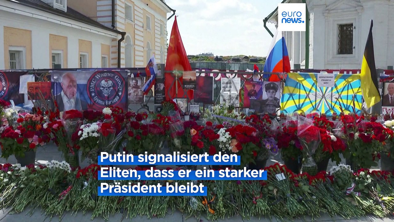 Stärke demonstrieren: Nach dem Tod Prigoschins hadert Putin um seine Macht in Russland