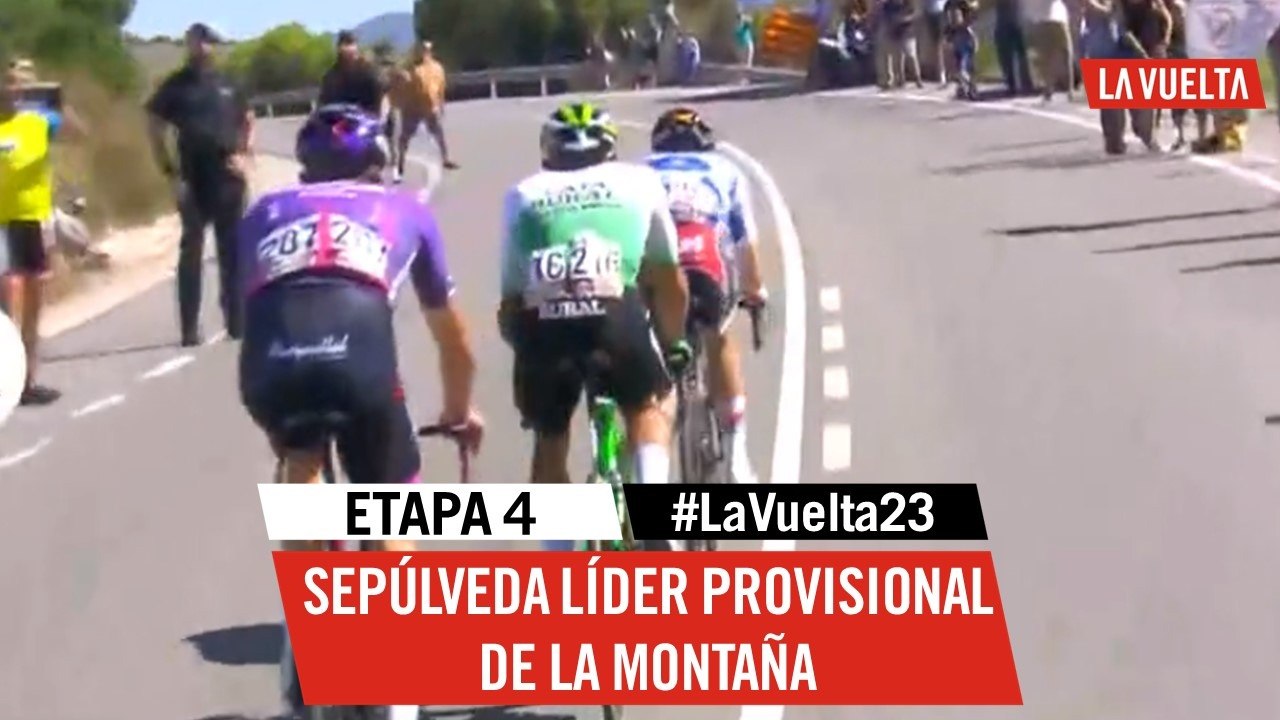 Sepulveda is provisional leader of the Mountain - Stage 4 - La Vuelta 2023
