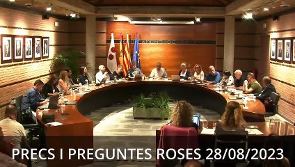 PRECS I PREGUNTES ROSES 28 08 2023