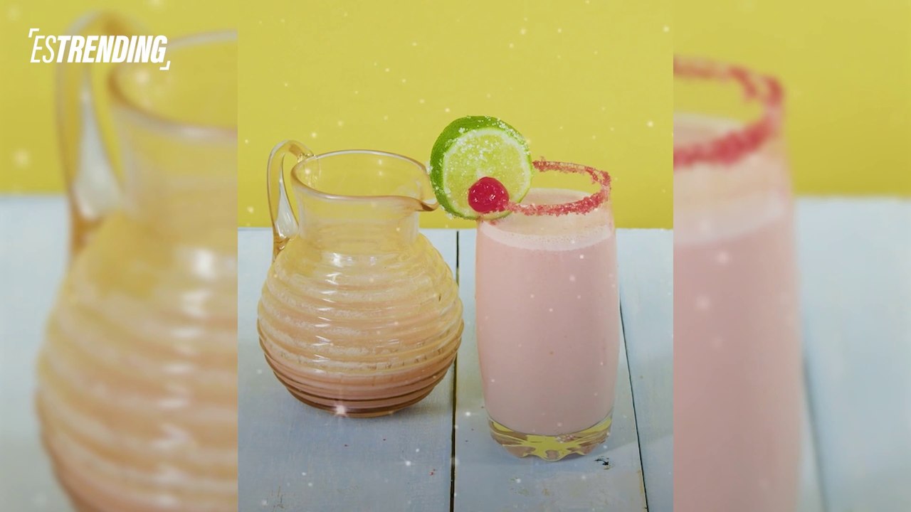 Limonada cremosa al estilo Barbie