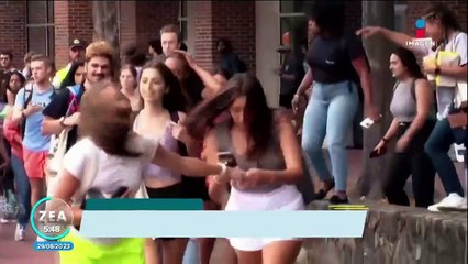 Jóvenes arriesgan la vida por ponerse a salvo de un tiroteo en Carolina del Norte