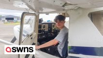 17-year-old becomes pilot and passes flying exam - before he can drive