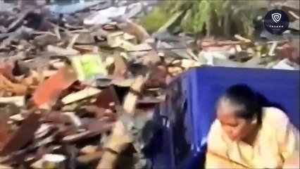 6 biggest TSUNAMI Caught on camera!!