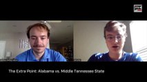 The Extra Point: Alabama vs. Middle Tennessee State