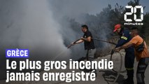 Grèce : Le plus grand feu d’Europe jamais enregistré désormais hors de contrôle #shorts