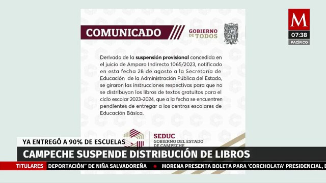 Campeche no entregará de libros de texto gratuitos