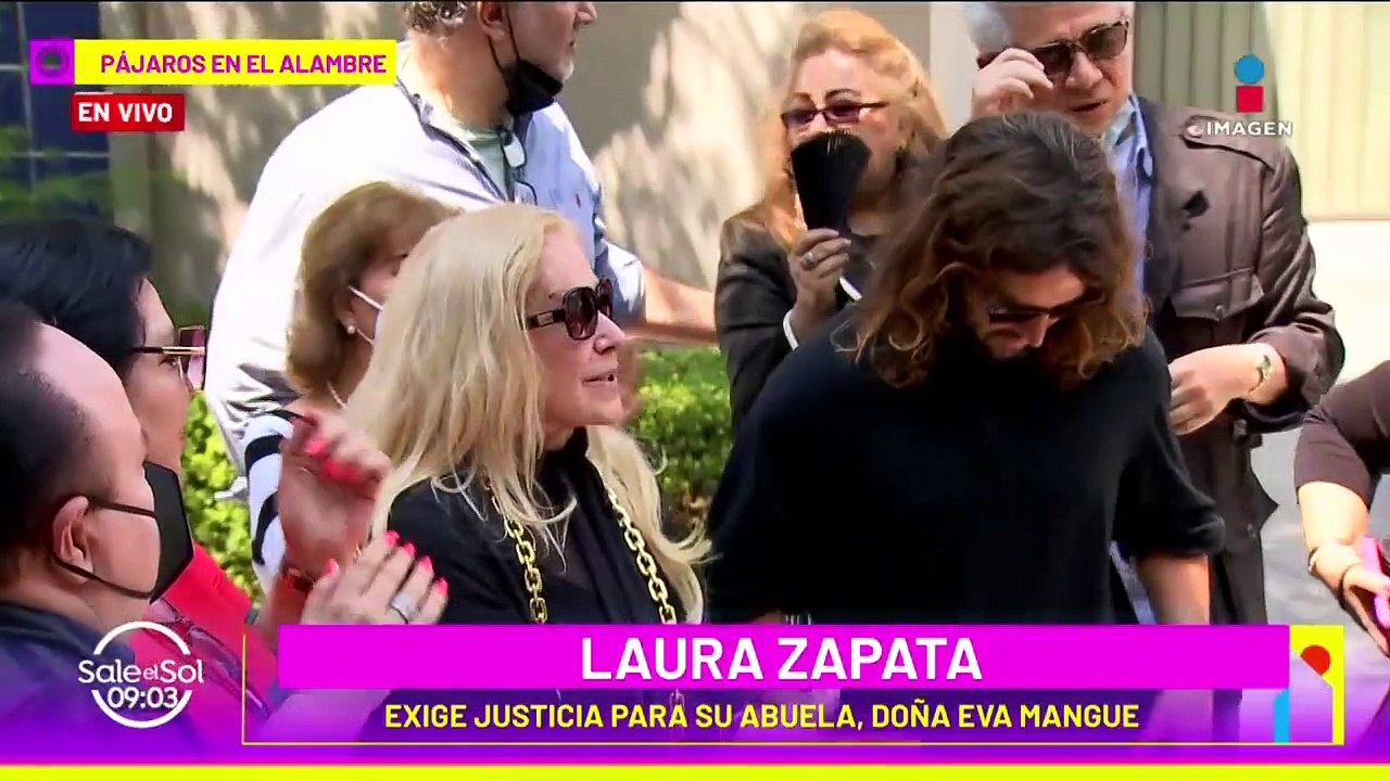 Laura Zapata ROMPE EN LLANTO y exige justicia por la muerte de su abuela Eva Mange