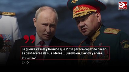 Vladimir Putin ha "firmado su propia sentencia de muerte" con el asesinato de Yevgeny Prigozhin
