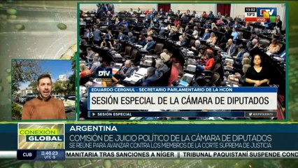 Argentina: Comienza sesión especial de la cámara de diputados