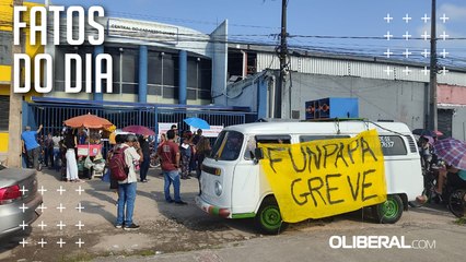 Greve na Funpapa entra no 2º dia e gera nova fila em frente ao CadÚnico da Augusto Montenegro