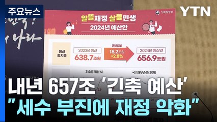 내년 예산 증가율 2.8%...재정 상황 더 악화 / YTN