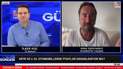 Emre Özpeynirci: Sıfır araç bollaştığı için ikinci elde durgunluk devam edecek