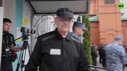 Fragmento del vídeo distribuido por el canal ruso RT sobre Paul Whelan.