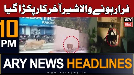 ARY News 10 PM Headlines 29th August 2023 | Sher Aakhir Kar Pakra Gaya