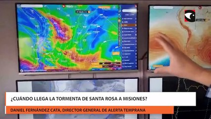 ¿Cuándo llega la tormenta de santa rosa a Misiones?
