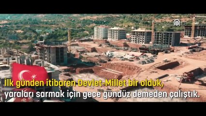 Deprem bölgesinde 177 bin 316 afet konutunun yapımı hızla devam ediyor