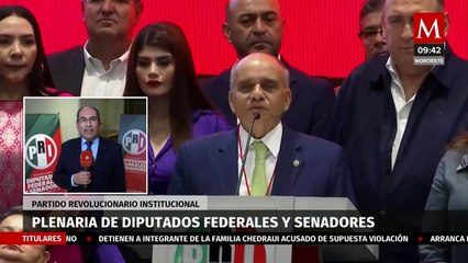 PRI lleva a cabo reunión plenaria de diputados y senadores