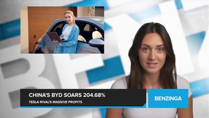 Tesla Rival BYD Delivers Over 700K EVs in Q2