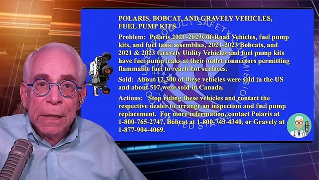 Polaris, Bobcat, and Gravely Vehicles Have Leaky Fuel Pumps