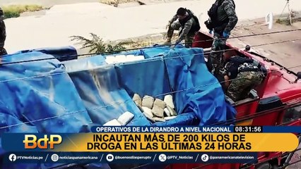 Golpe al narcotráfico: incautan más de 200 kilos de droga en las últimas 24 horas