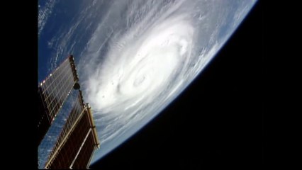 HURRICANE FRANKLIN IS SEEN FROM THE INTERNATIONAL SPACE STATION