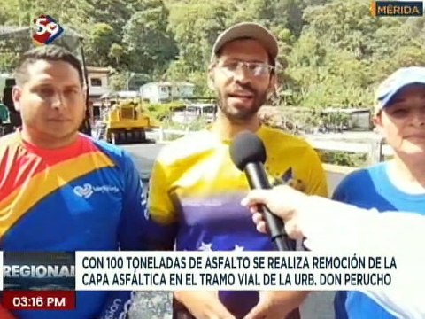 Mérida | Ejecutan trabajos de rehabilitación integral del tramo vial en la Urb. Don Perucho