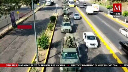 Tras ola de violencia en Michoacán, se despliegan mil 200 elementos militares