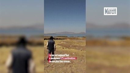 Le lac Titicaca presque à sec