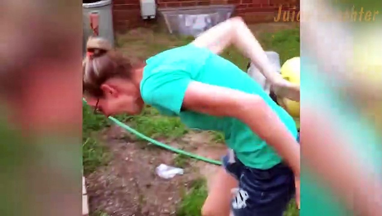 Joyful Tumble on the Playground Swing!