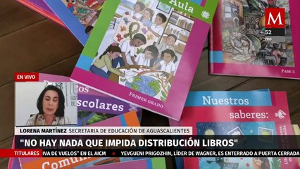 Distribuyen libros de texto gratuitos en Aguascalientes; plataforma digital reforzará conocimientos