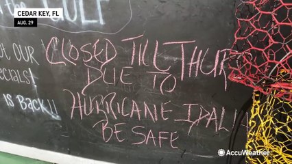 Town of Cedar Key braces for dangerous storm surge as Hurricane Idalia nears