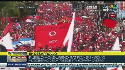 Fuerzas Políticas se movilizan en defensa de la democracia en Honduras