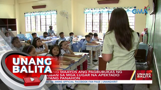 DepEd: Naging maayos ang pagbubukas ng klase maliban sa mga lugar na apektado ng masamang... | UB