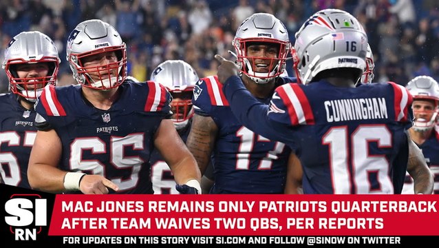 Mac Jones Remains Only Patriots Quarterback After Team Waives Two QBs, per Reports